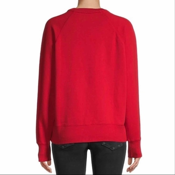 Zadig & Voltaire Fight 4 Love Sweatshirt Size Small Red - Picture 4 of 9